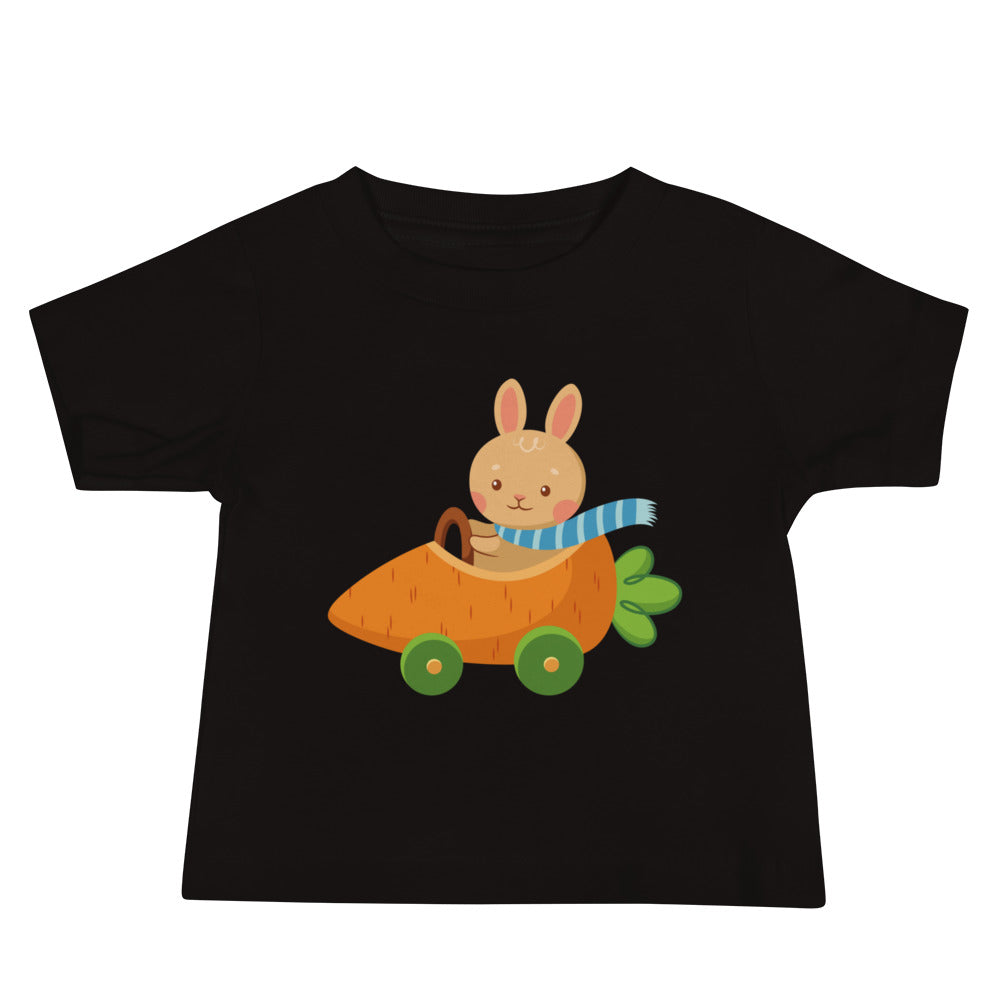 “Easter Bunny In Carrot Car” Baby T-Shirt - Weave Got Gifts - Unique Gifts You Won’t Find Anywhere Else!