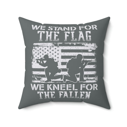 "Stand For The Flag, Kneel For The Fallon" Throw Pillow - Weave Got Gifts - Unique Gifts You Won’t Find Anywhere Else!