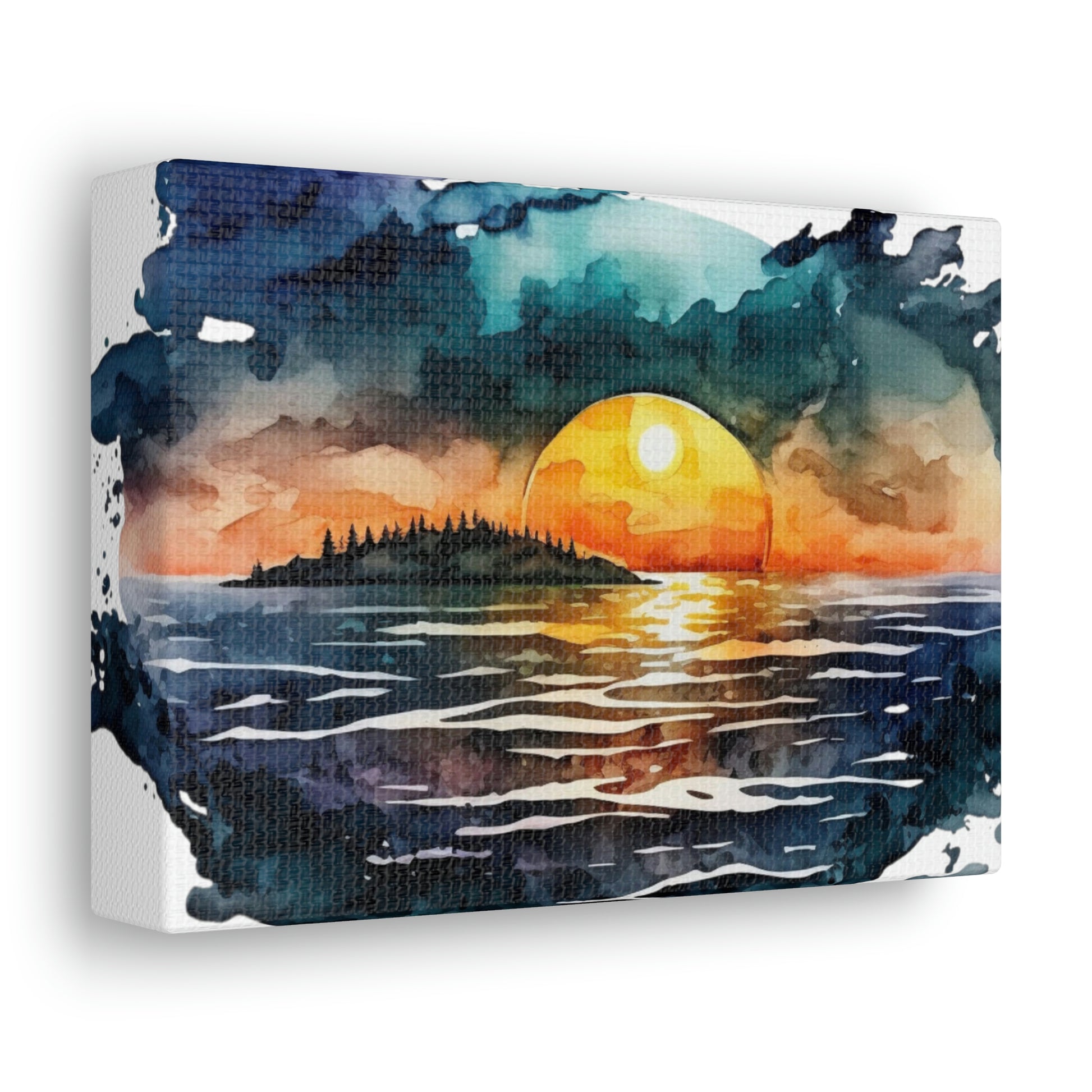 "Sunset At The Lake" Wall Art - Weave Got Gifts - Unique Gifts You Won’t Find Anywhere Else!