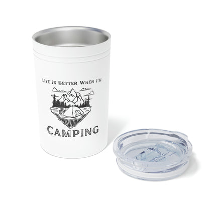 Double-wall insulated camping tumbler
