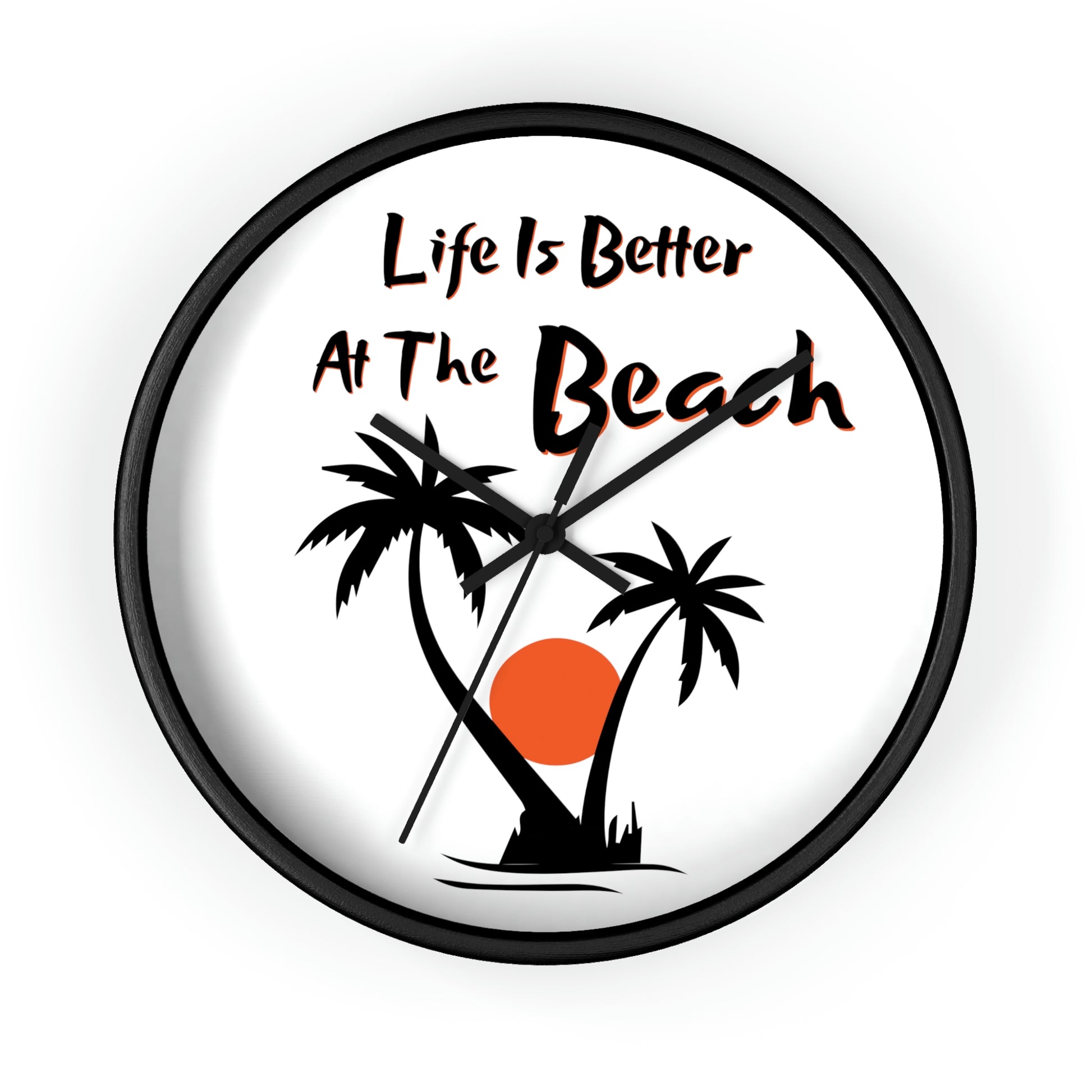 “Life Is Better At The Beach” Wall Clock - Weave Got Gifts - Unique Gifts You Won’t Find Anywhere Else!