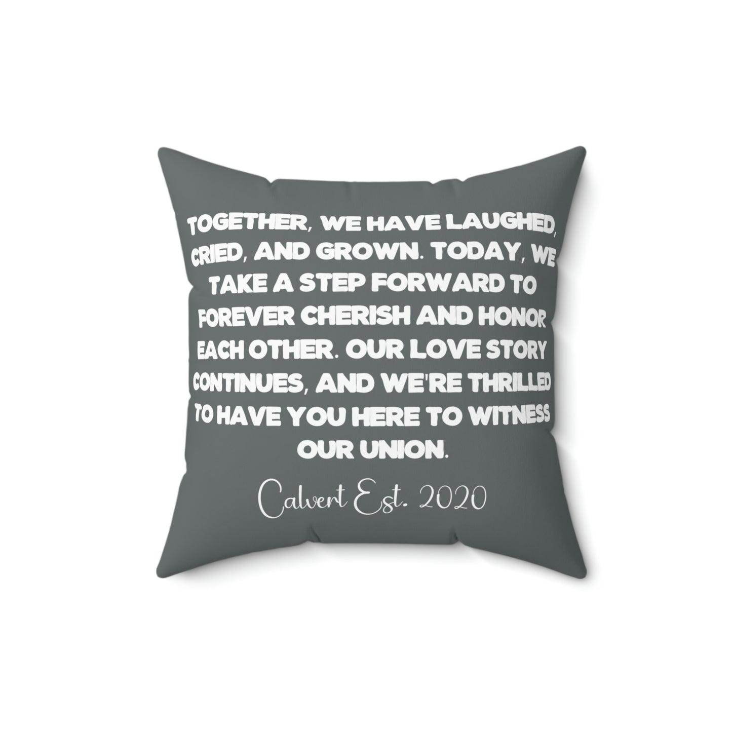 "Custom Text" Wedding Day Throw Pillow - Weave Got Gifts - Unique Gifts You Won’t Find Anywhere Else!