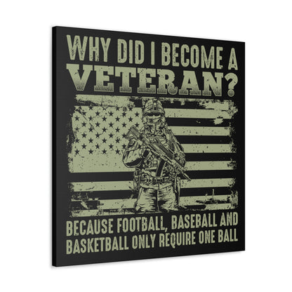 "Why Did I Become A Veteran?" Wall Art - Weave Got Gifts - Unique Gifts You Won’t Find Anywhere Else!