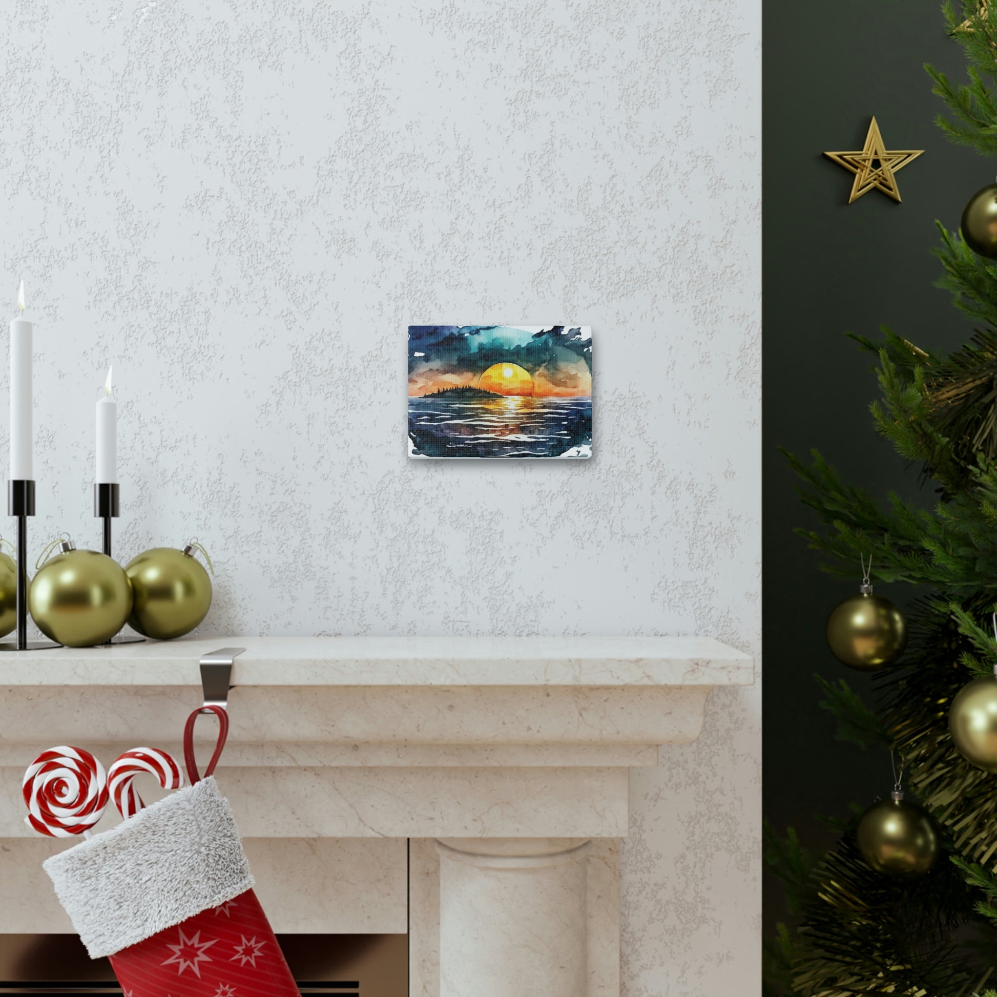 "Sunset At The Lake" Wall Art - Weave Got Gifts - Unique Gifts You Won’t Find Anywhere Else!