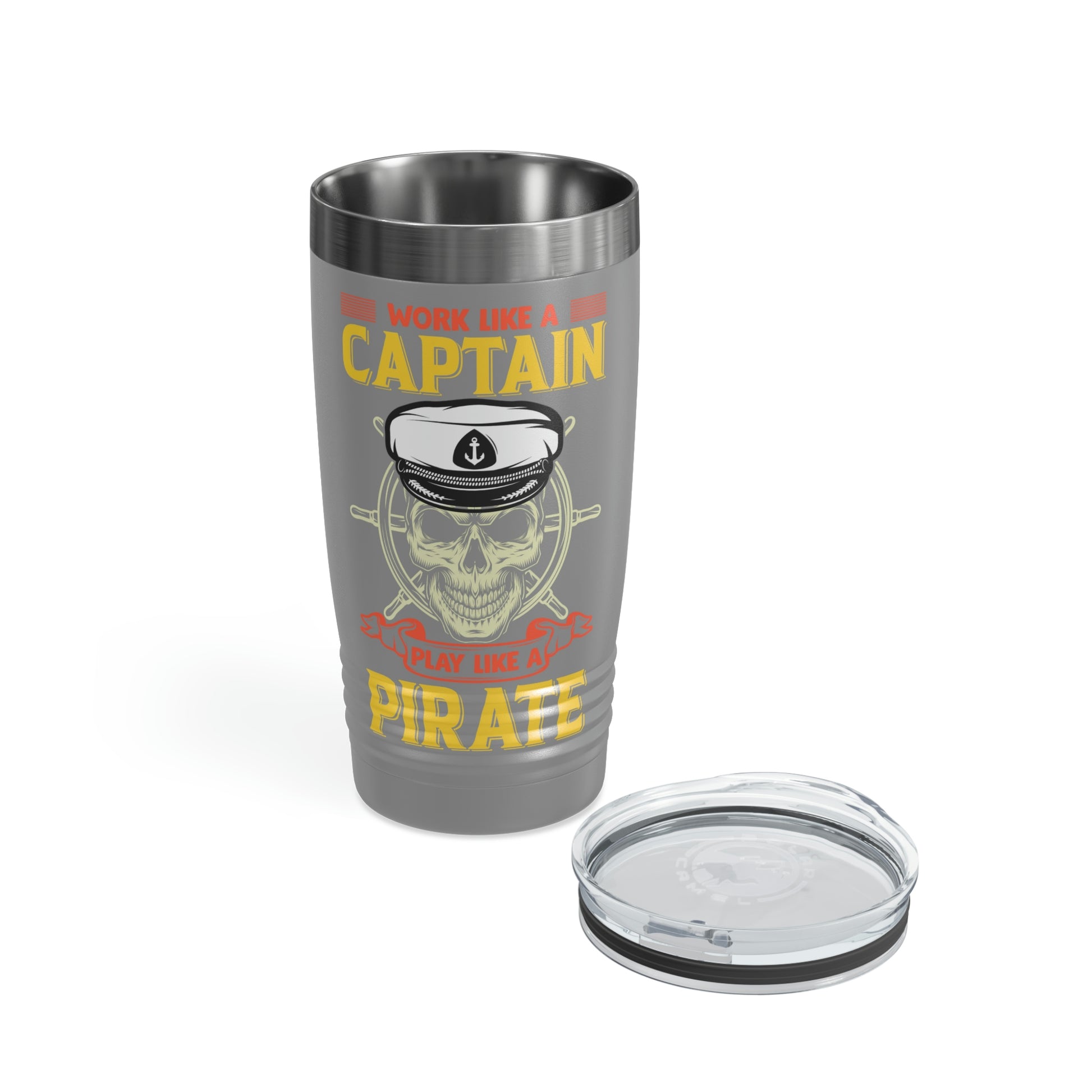 "Work Like A Captain, Play Like A Pirate" Tumbler - Weave Got Gifts - Unique Gifts You Won’t Find Anywhere Else!
