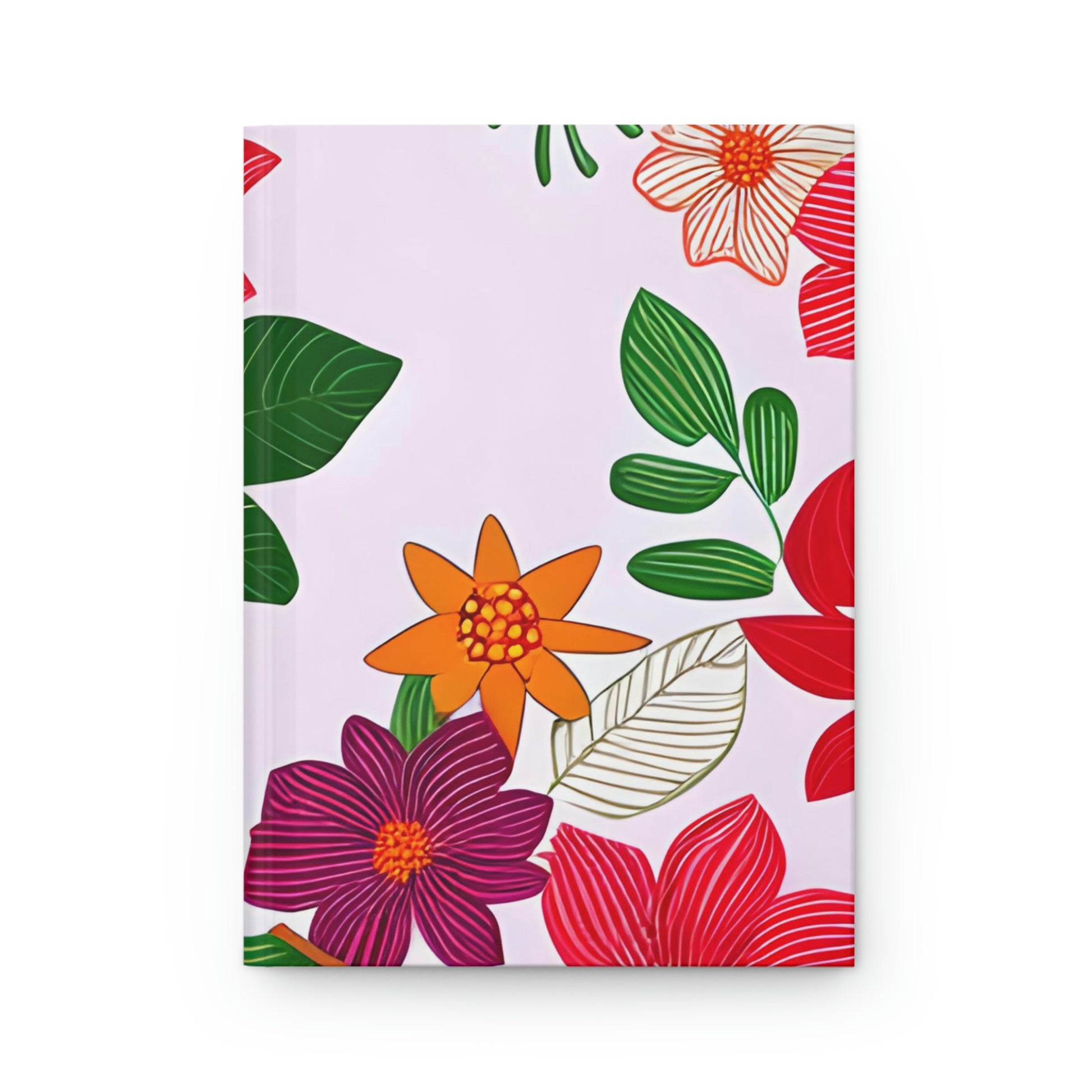 "Multi-Colored Flowers" Hardcover Journal - Weave Got Gifts - Unique Gifts You Won’t Find Anywhere Else!