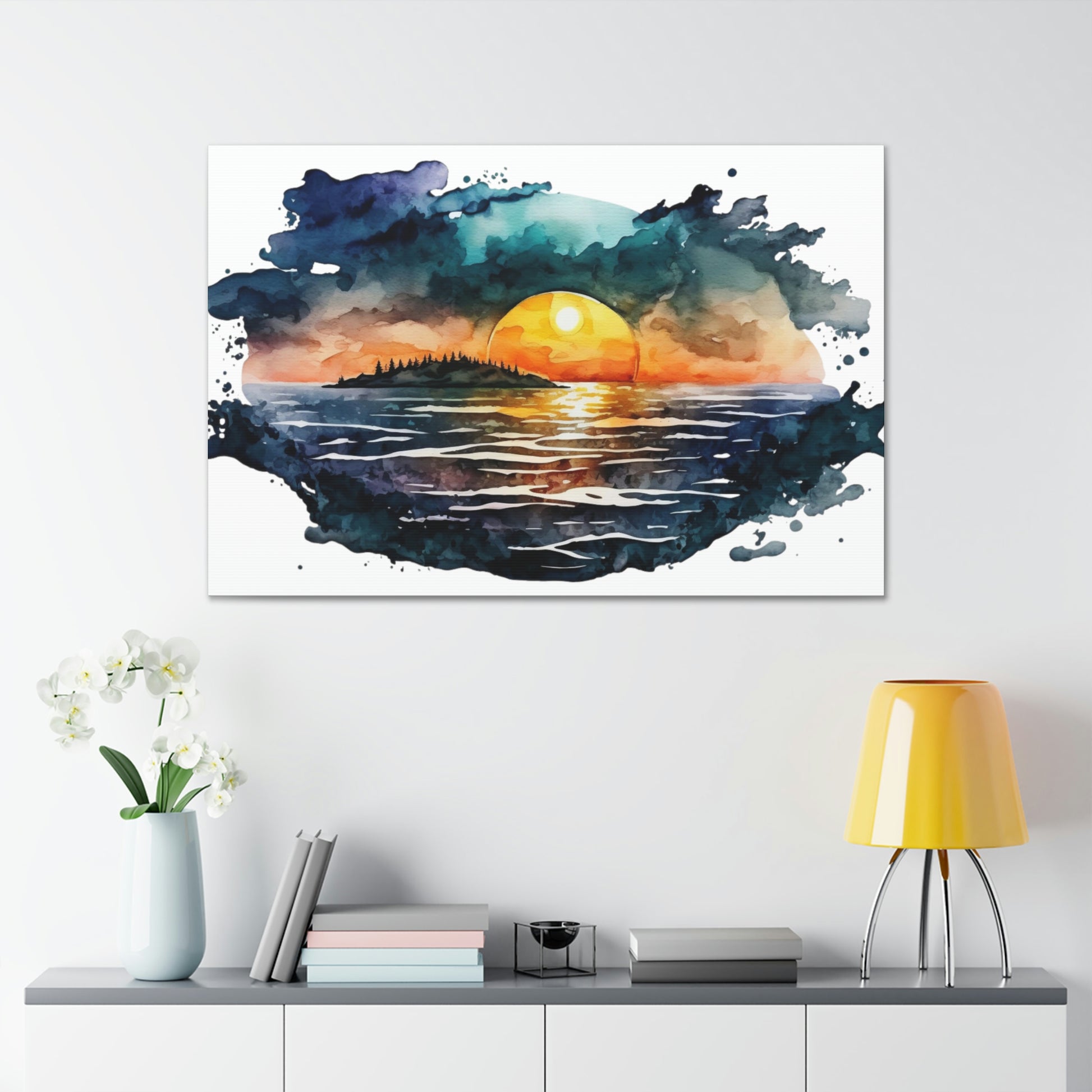 "Sunset At The Lake" Wall Art - Weave Got Gifts - Unique Gifts You Won’t Find Anywhere Else!