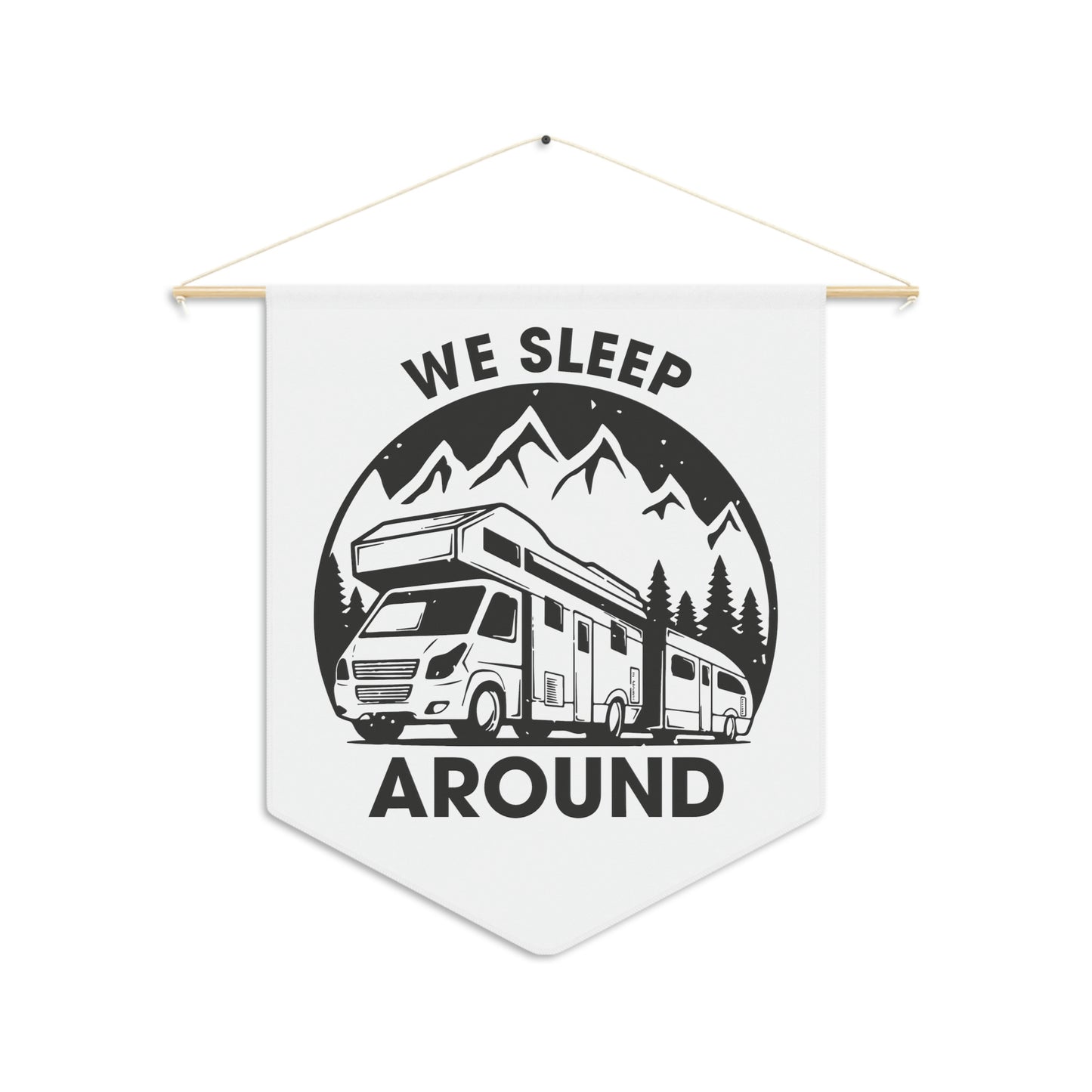 "We Sleep Around" Wall Art Pennant - Weave Got Gifts - Unique Gifts You Won’t Find Anywhere Else!
