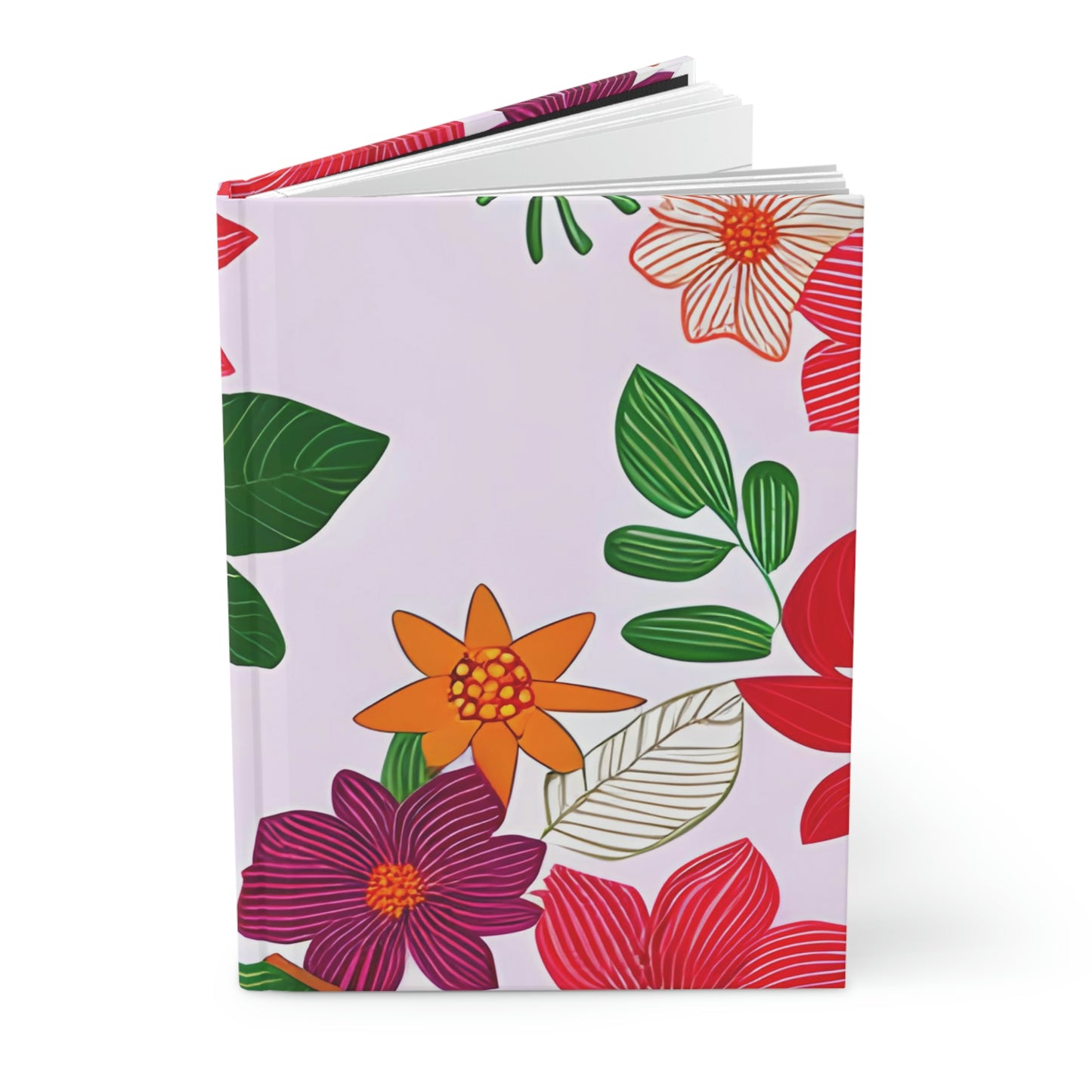 "Multi-Colored Flowers" Hardcover Journal - Weave Got Gifts - Unique Gifts You Won’t Find Anywhere Else!