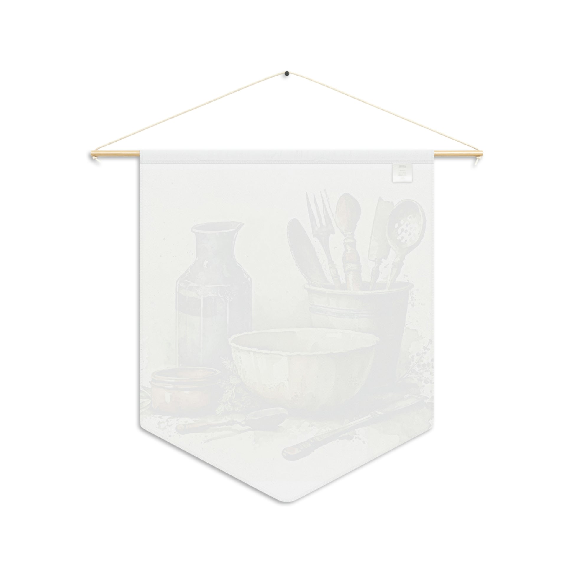 Antique farmhouse kitchen decor wall hanging pennant
