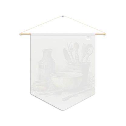 Antique farmhouse kitchen decor wall hanging pennant
