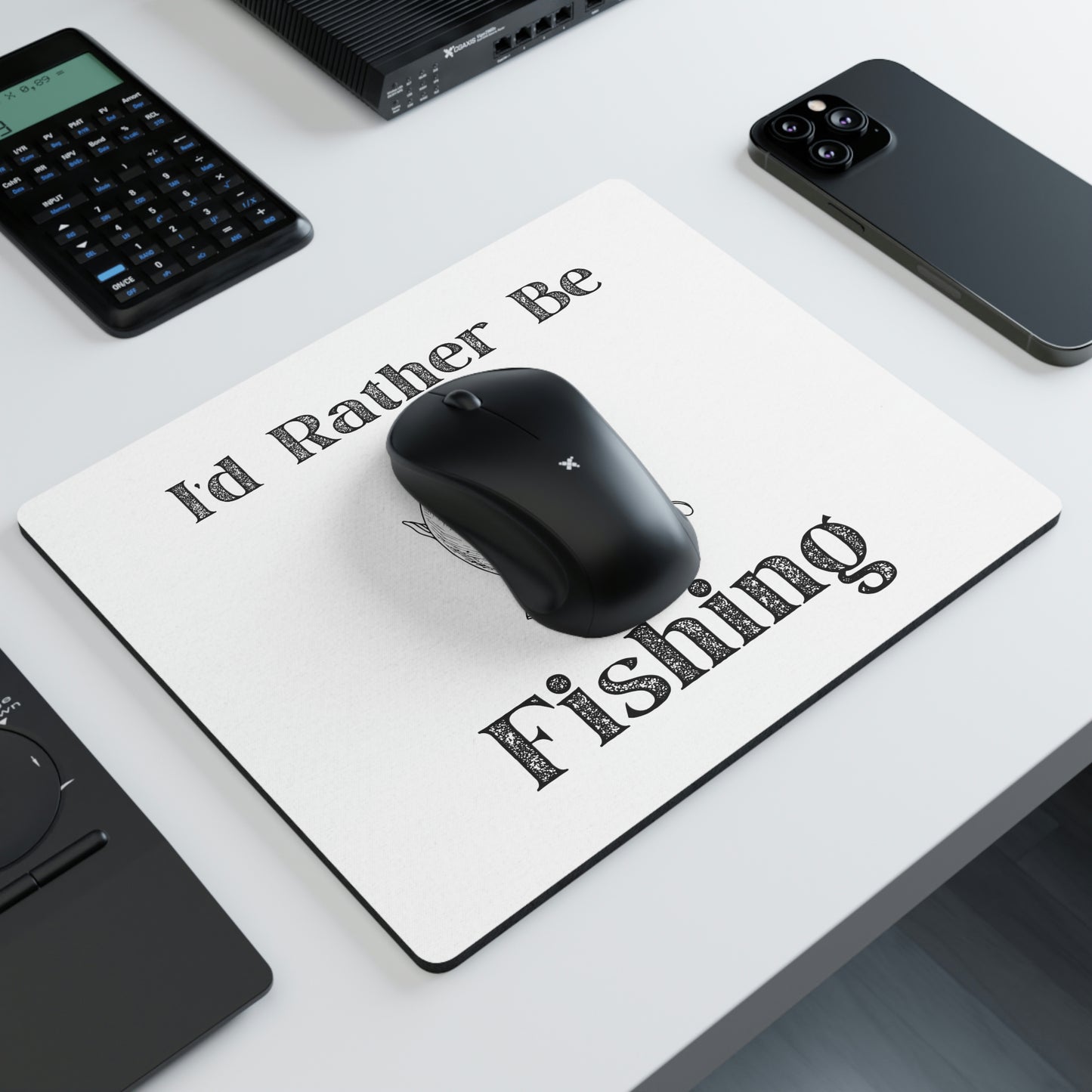 “I’d Rather Be Fishing” Mouse Pad - Weave Got Gifts - Unique Gifts You Won’t Find Anywhere Else!