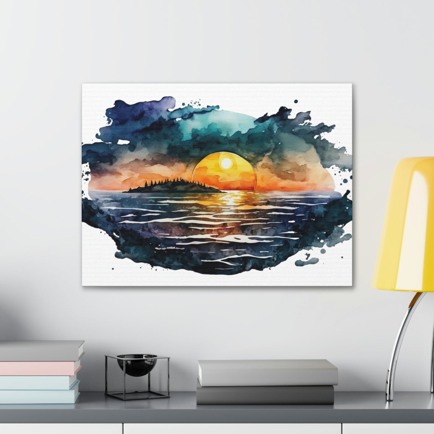"Sunset At The Lake" Wall Art - Weave Got Gifts - Unique Gifts You Won’t Find Anywhere Else!