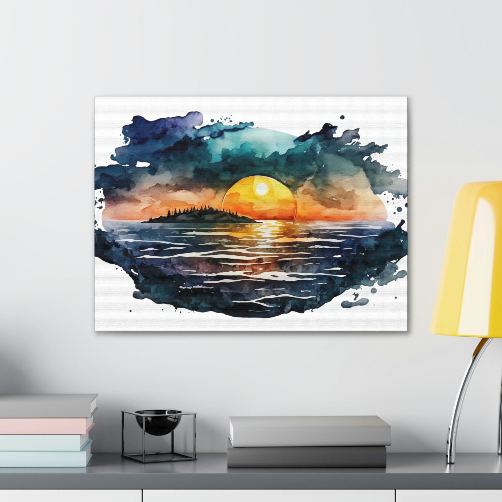 "Sunset At The Lake" Wall Art - Weave Got Gifts - Unique Gifts You Won’t Find Anywhere Else!