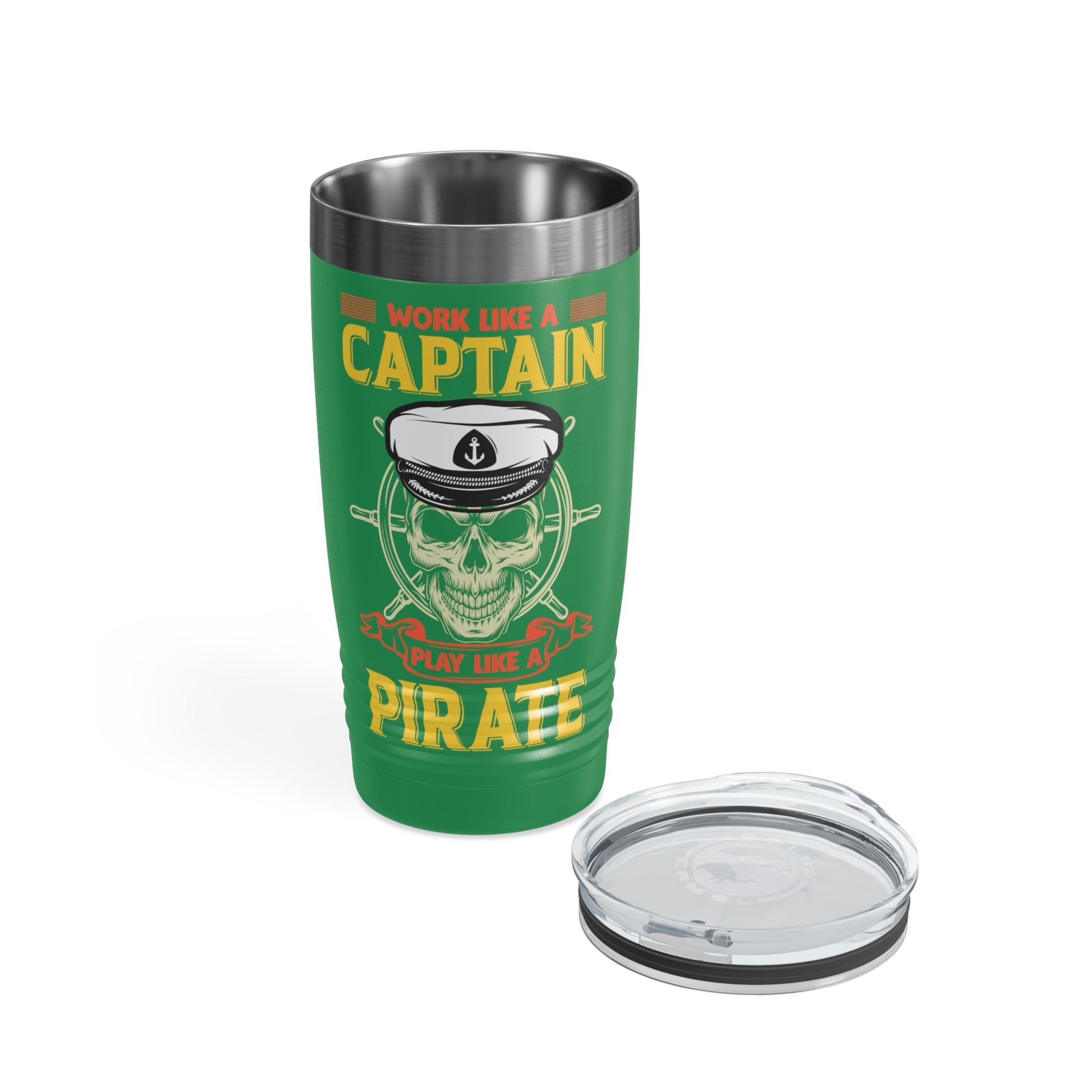 "Work Like A Captain, Play Like A Pirate" Tumbler - Weave Got Gifts - Unique Gifts You Won’t Find Anywhere Else!