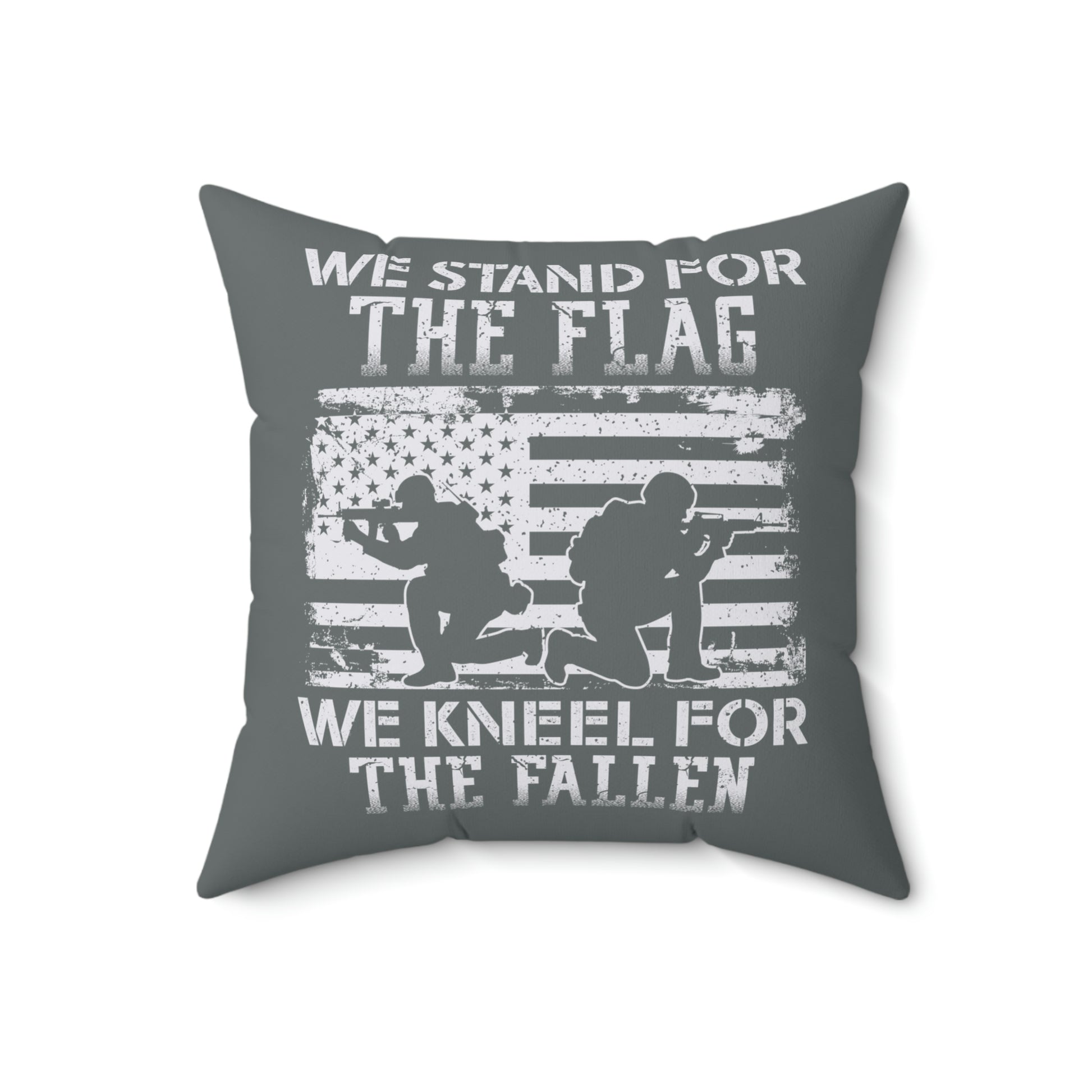 "Stand For The Flag, Kneel For The Fallon" Throw Pillow - Weave Got Gifts - Unique Gifts You Won’t Find Anywhere Else!