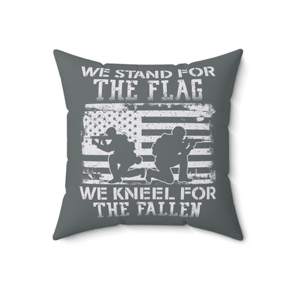 "Stand For The Flag, Kneel For The Fallon" Throw Pillow - Weave Got Gifts - Unique Gifts You Won’t Find Anywhere Else!