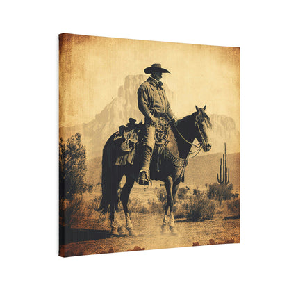 "Cowboy On A Horse Scene" Western Canvas Wall Art - Weave Got Gifts - Unique Gifts You Won’t Find Anywhere Else!