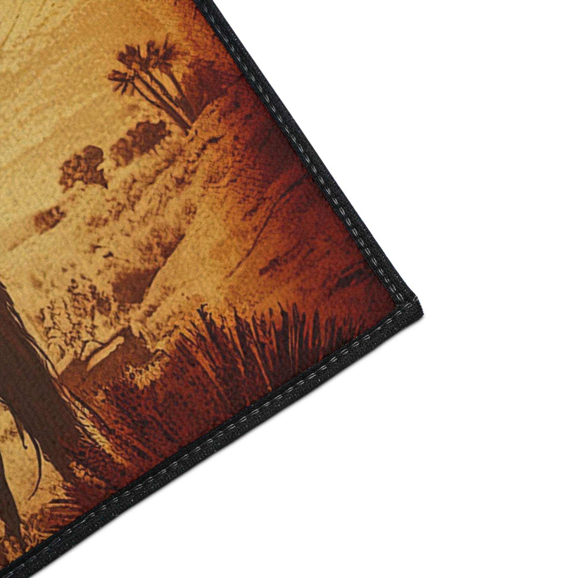 "Cowboy Riding A Horse" Door Mat - Weave Got Gifts - Unique Gifts You Won’t Find Anywhere Else!