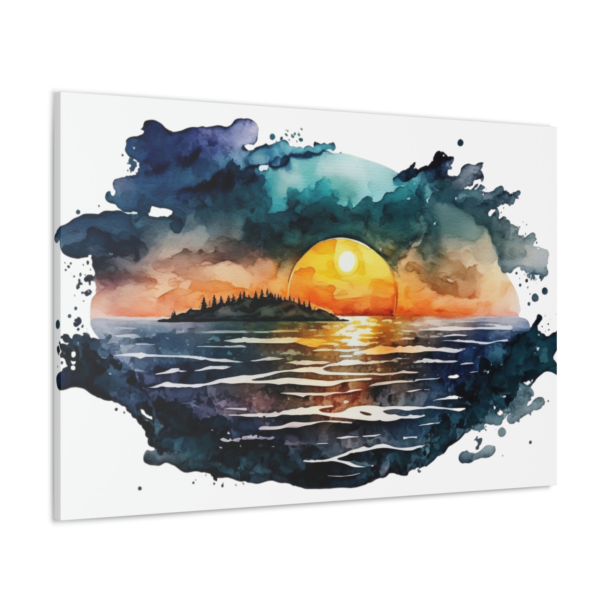 "Sunset At The Lake" Wall Art - Weave Got Gifts - Unique Gifts You Won’t Find Anywhere Else!