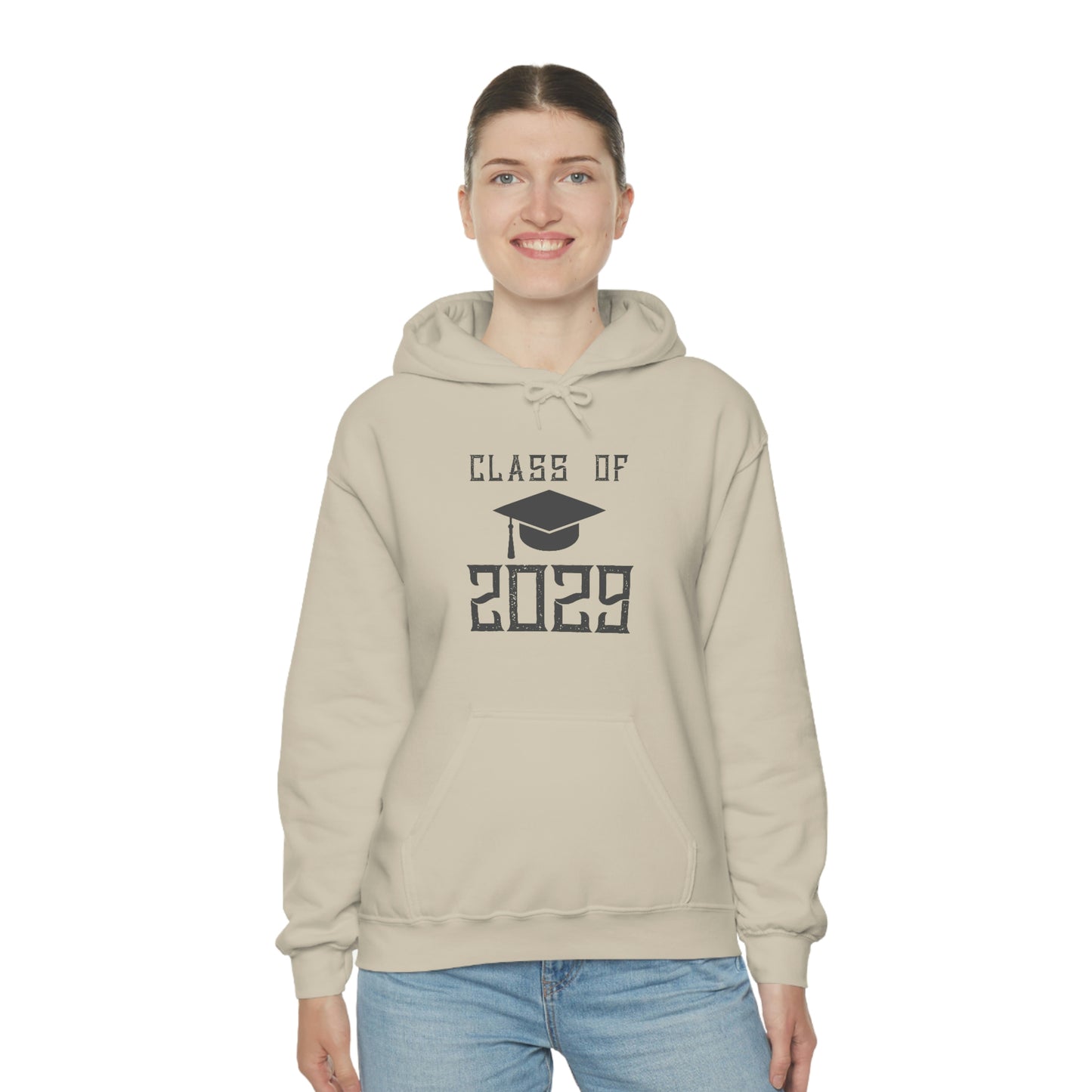 Comfortable graduation hoodie design for Class of 2029
