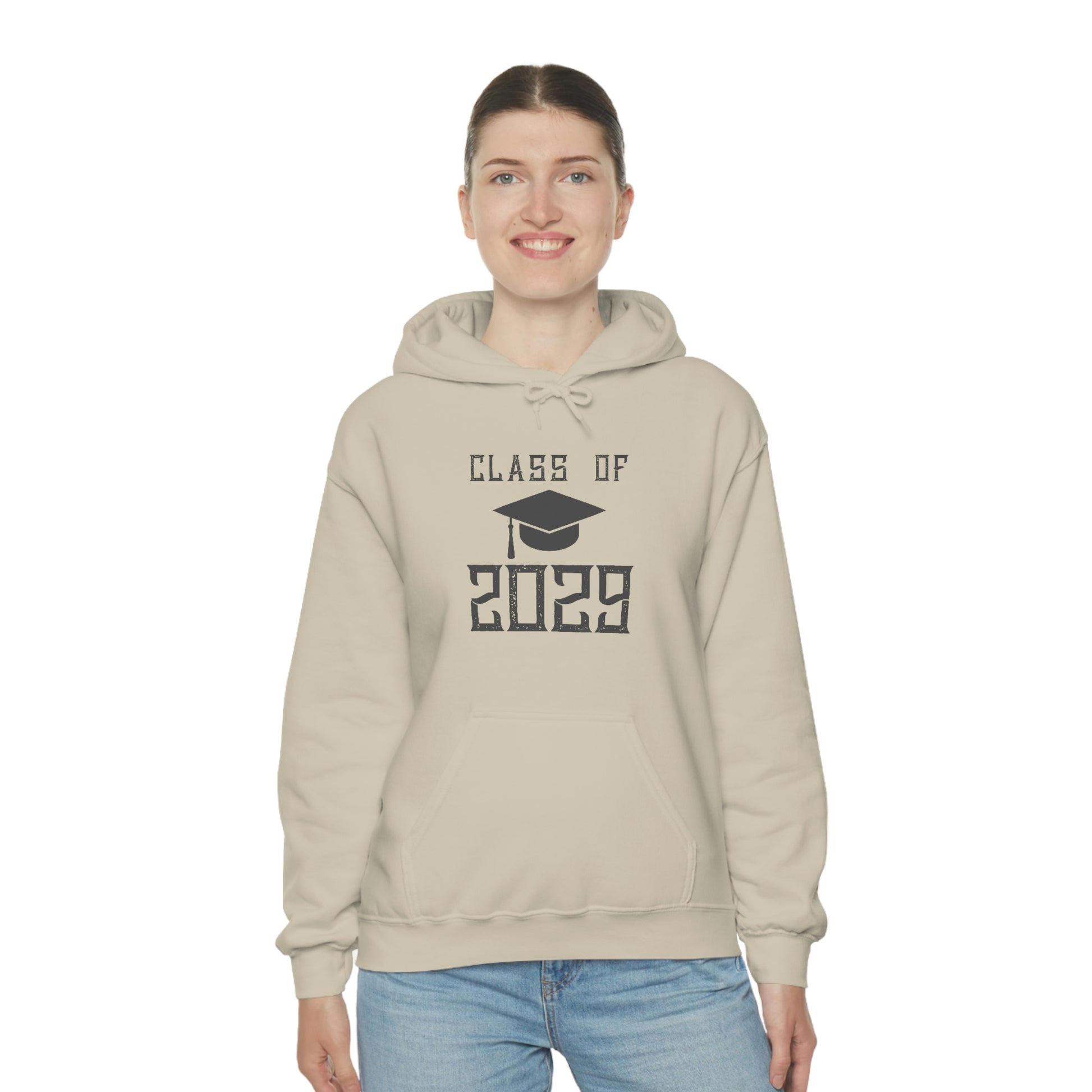 Comfortable graduation hoodie design for Class of 2029
