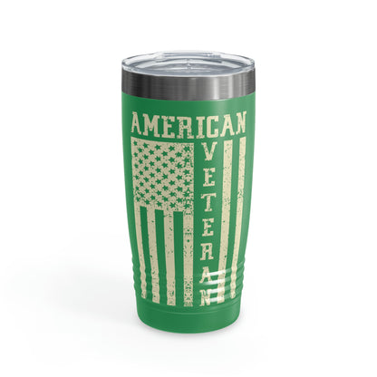 "American Veteran" Tumbler, 20oz - Weave Got Gifts - Unique Gifts You Won’t Find Anywhere Else!