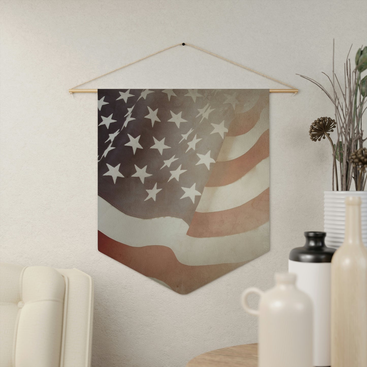 "American Flag" Hanging Pennant - Weave Got Gifts - Unique Gifts You Won’t Find Anywhere Else!