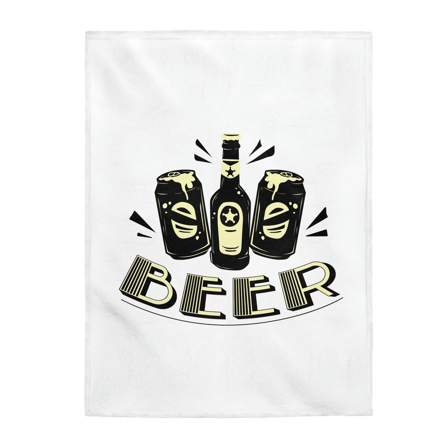 "Retro Beer" Plush Blanket - Weave Got Gifts - Unique Gifts You Won’t Find Anywhere Else!