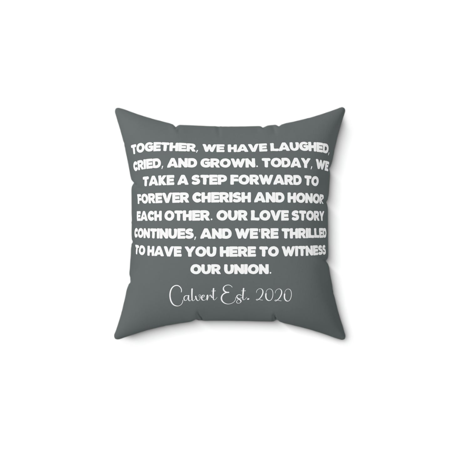 "Custom Text" Wedding Day Throw Pillow - Weave Got Gifts - Unique Gifts You Won’t Find Anywhere Else!