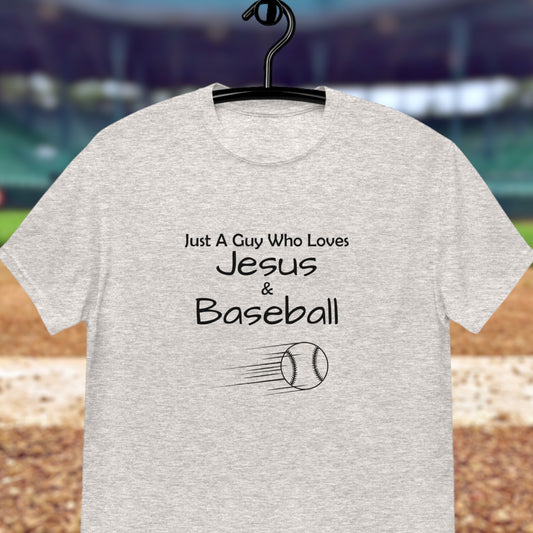 Just a Guy Who Loves Jesus & Baseball t-shirt
