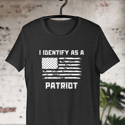 "I Identify As A Patriot" T-Shirt - Weave Got Gifts - Unique Gifts You Won’t Find Anywhere Else!