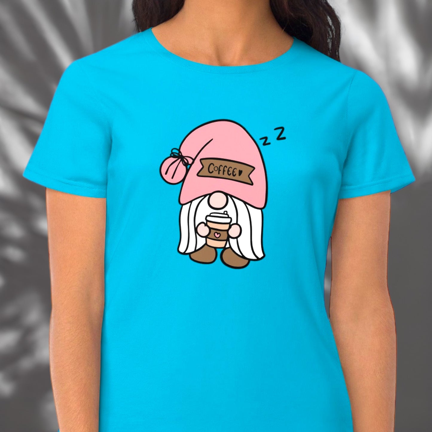 "Gnome With Coffee" Women’s T-Shirt - Weave Got Gifts - Unique Gifts You Won’t Find Anywhere Else!