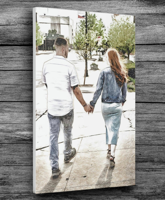 "Love Story Photo" Wall Art - Weave Got Gifts - Unique Gifts You Won’t Find Anywhere Else!