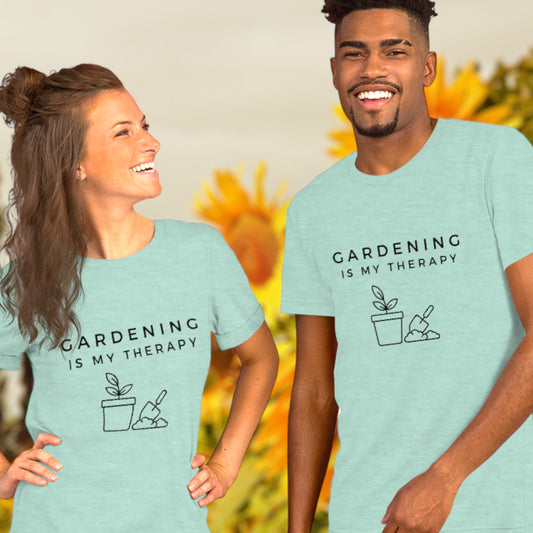 "Gardening Is My Therapy" T-Shirt - Weave Got Gifts - Unique Gifts You Won’t Find Anywhere Else!