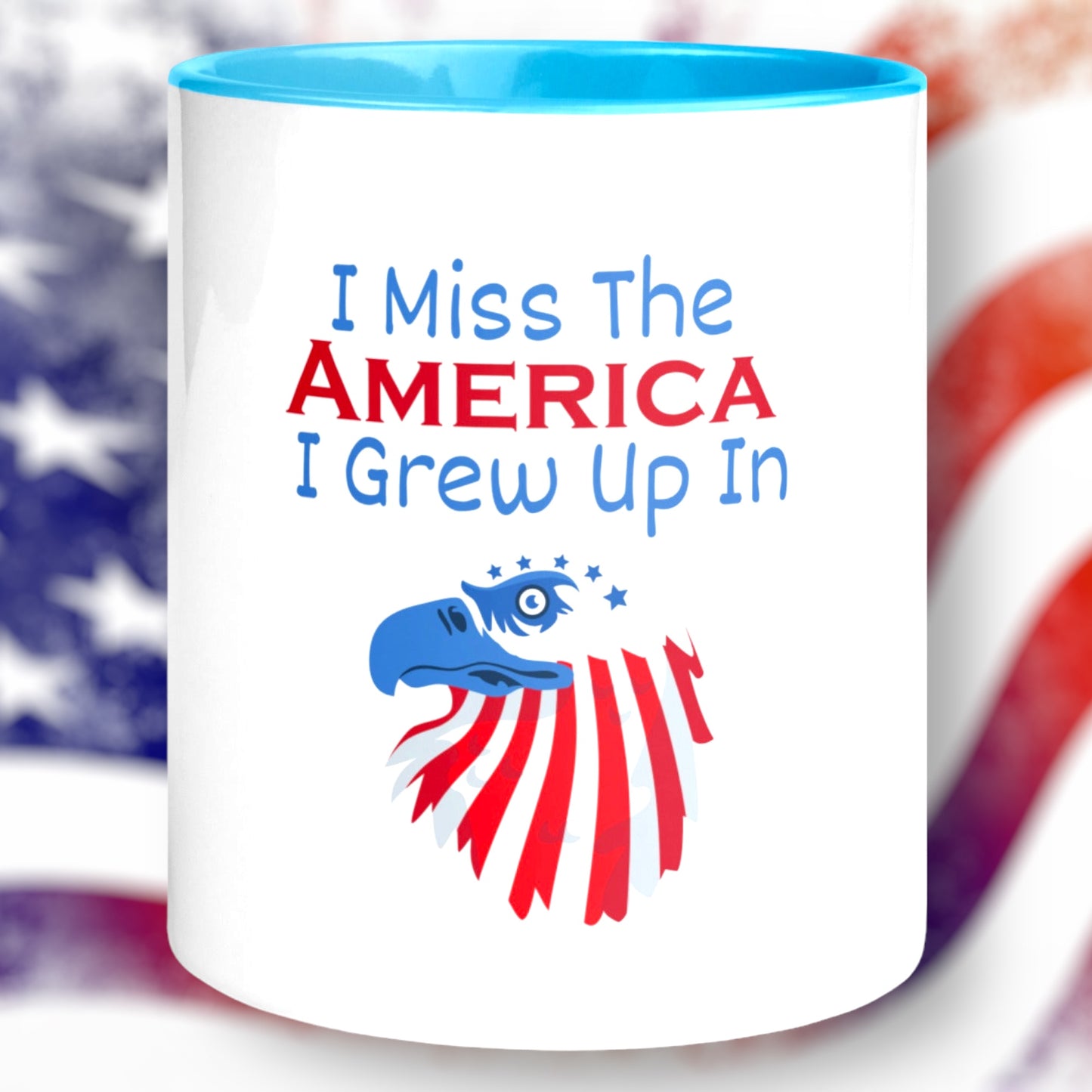 Nostalgic 'I Miss The America I Grew Up In' ceramic coffee cup