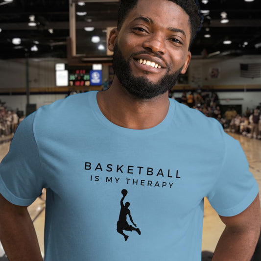 "Basketball Is My Therapy" T-Shirt - Weave Got Gifts - Unique Gifts You Won’t Find Anywhere Else!
