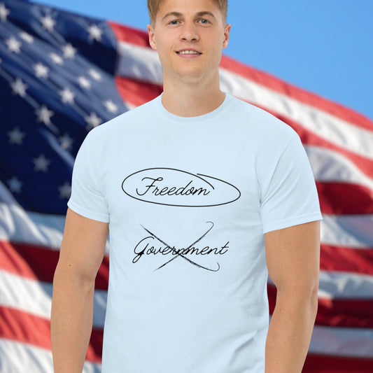 "Freedom Not Government" Men's T Shirt - Weave Got Gifts - Unique Gifts You Won’t Find Anywhere Else!