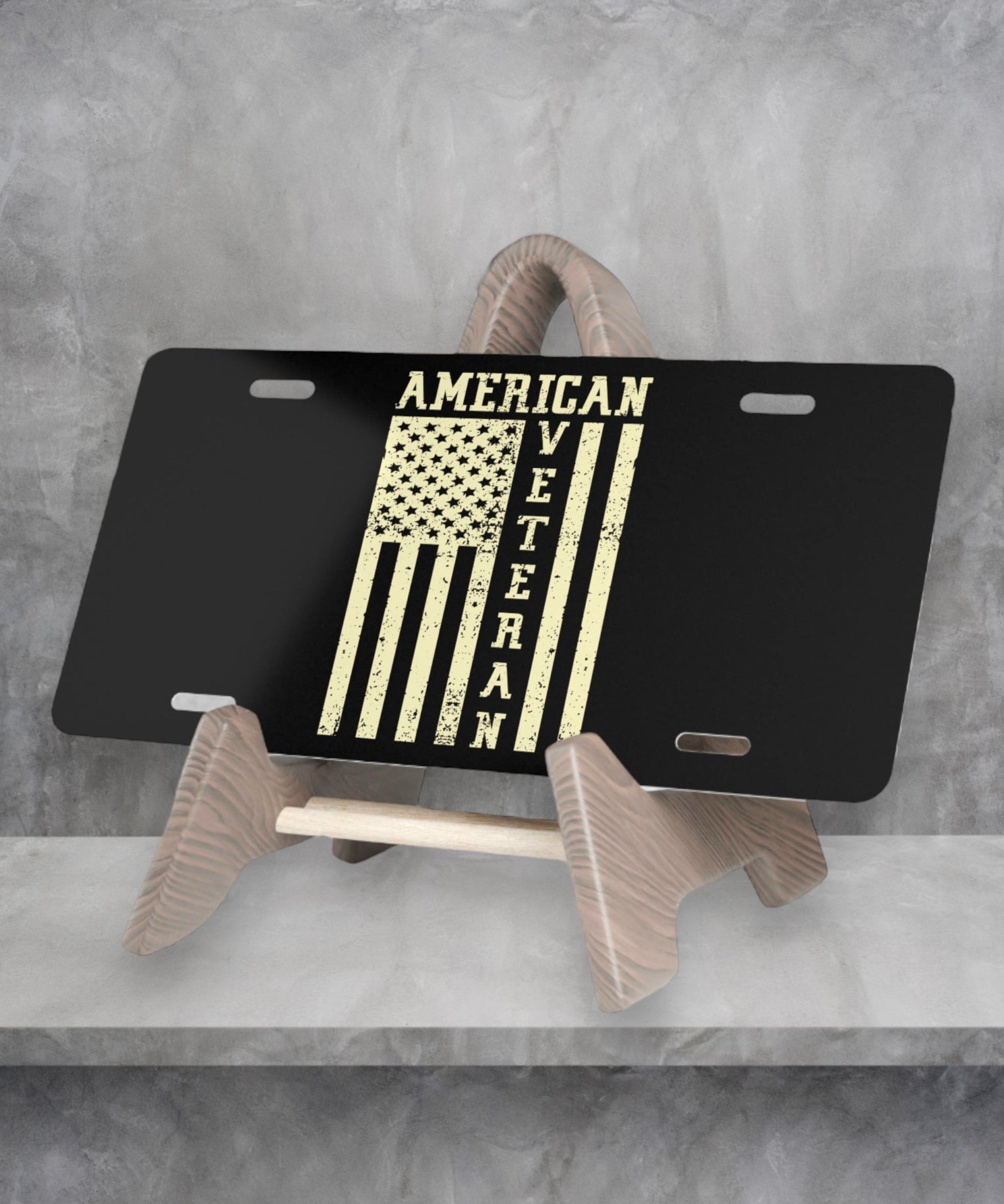 "American Veteran" License Plate - Weave Got Gifts - Unique Gifts You Won’t Find Anywhere Else!