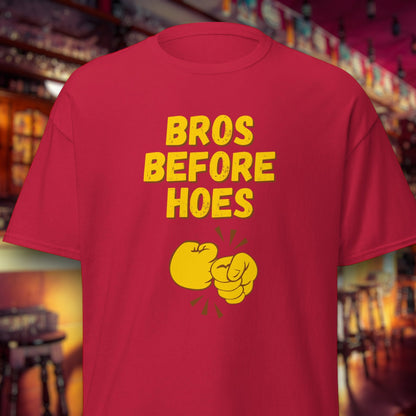 "Bros Before Hoes" Men's T-Shirt - Weave Got Gifts - Unique Gifts You Won’t Find Anywhere Else!