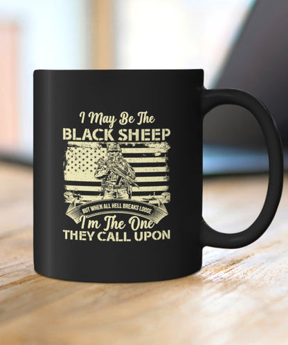 "Black Sheep Soldier" Coffee Mug - Weave Got Gifts - Unique Gifts You Won’t Find Anywhere Else!
