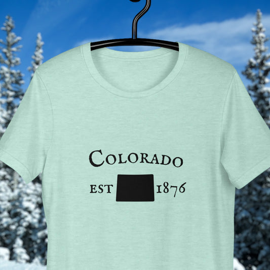 "Colorado Established In 1876" T-Shirt - Weave Got Gifts - Unique Gifts You Won’t Find Anywhere Else!