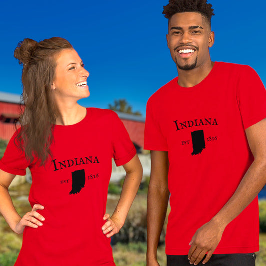 "Indiana Established In 1816" T-Shirt - Weave Got Gifts - Unique Gifts You Won’t Find Anywhere Else!