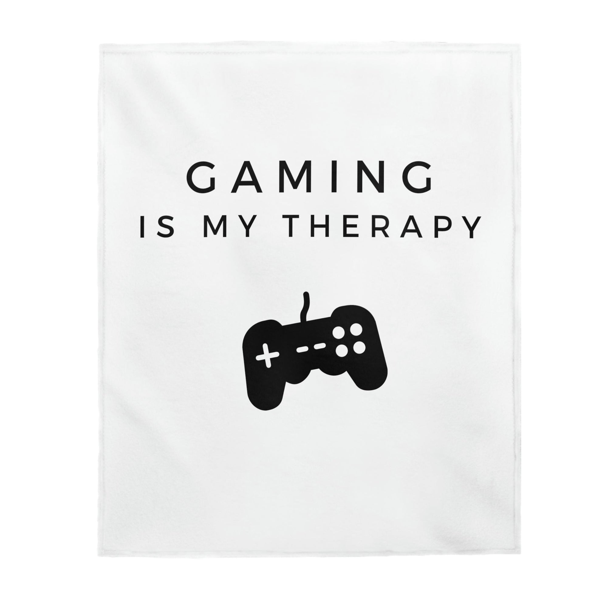 "Gaming Is My Therapy" Plush Blanket - Weave Got Gifts - Unique Gifts You Won’t Find Anywhere Else!