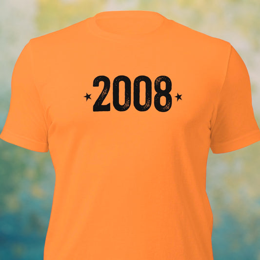 "2008" T-Shirt - Weave Got Gifts - Unique Gifts You Won’t Find Anywhere Else!