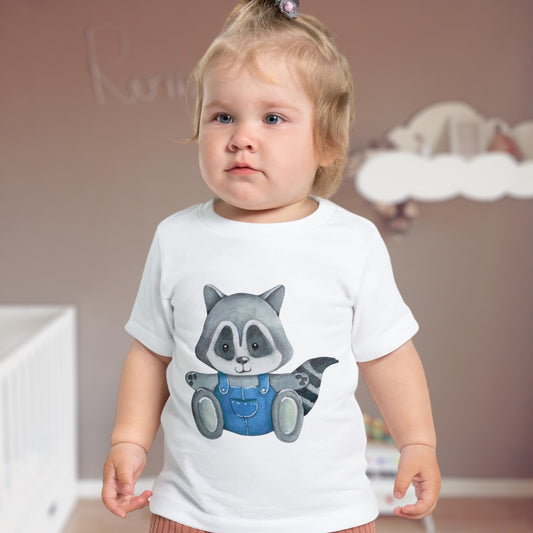 "Baby Raccoon With Blue Clothing" Toddler Shirt - Weave Got Gifts - Unique Gifts You Won’t Find Anywhere Else!