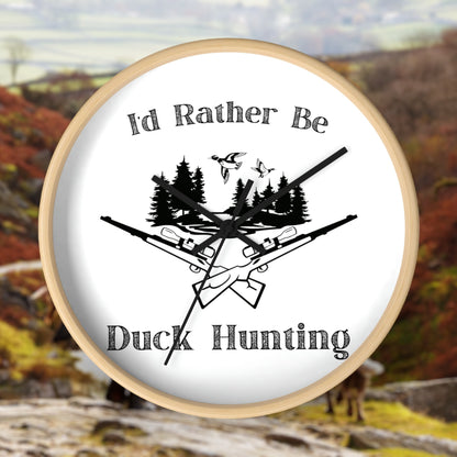 “I’d Rather Be Duck Hunting” Clock - Weave Got Gifts - Unique Gifts You Won’t Find Anywhere Else!