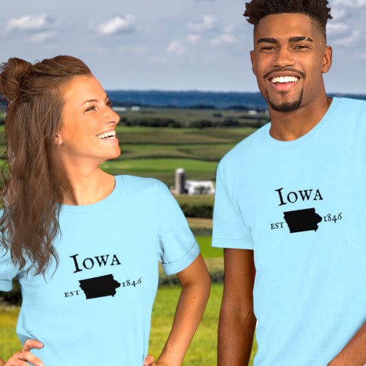 "Iowa Established In 1846" T-Shirt - Weave Got Gifts - Unique Gifts You Won’t Find Anywhere Else!
