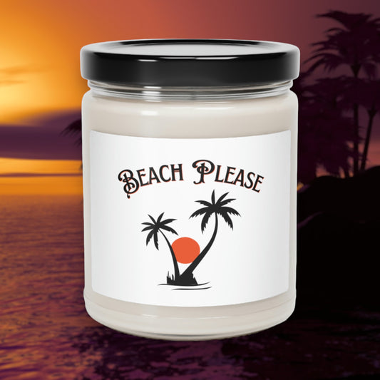 “Beach Please” Scented Soy Candle - Weave Got Gifts - Unique Gifts You Won’t Find Anywhere Else!