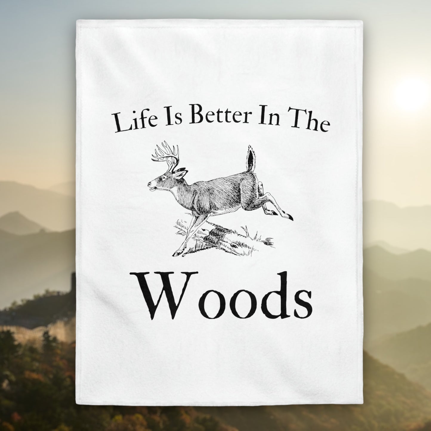 "Life Is Better In The Woods" Blanket - Weave Got Gifts - Unique Gifts You Won’t Find Anywhere Else!